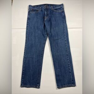 SOLD Lucky Brand Jeans 221 Straight Stretch Blue Denim Men’s 36 X 30